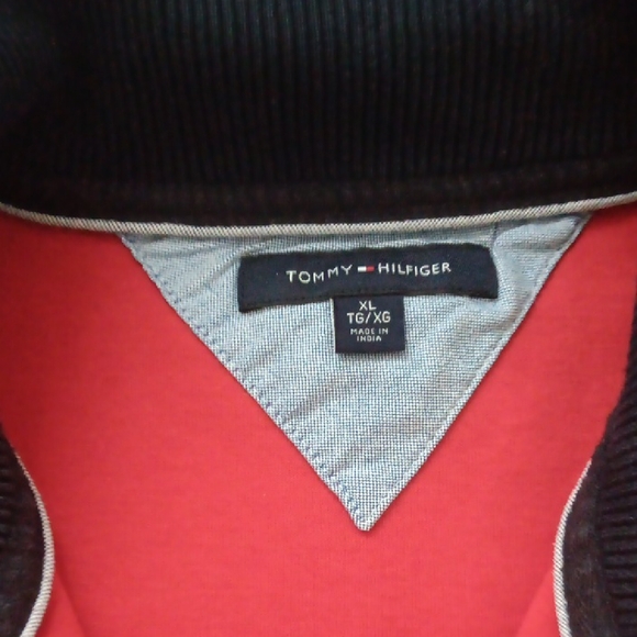 Tommy Hilfiger Red Quarter-Zip Sweater - Picture 5 of 13